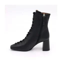 ANGEL ALARCON Pacuare - Ankle Boots With Laces And Zipper, Wide Heels<Vrouwen Boots And Booties