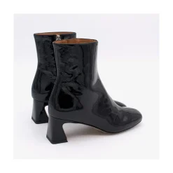 ANGEL ALARCON Parsons - Women S Metallized Leather Booties With Comfortable Low Heels<Vrouwen Last Units