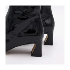 ANGEL ALARCON Parsons - Women S Metallized Leather Booties With Comfortable Low Heels<Vrouwen Last Units