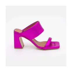 ANGEL ALARCON Parton - Metallized Leather Foamed Heeled Sandals<Vrouwen Last Units