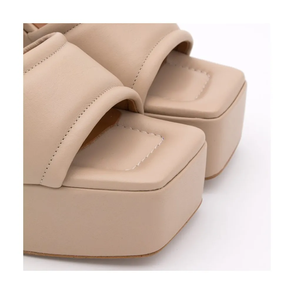 ANGEL ALARCON Patti - Padded Sandal With Block Heel &Platform<Vrouwen Last Units
