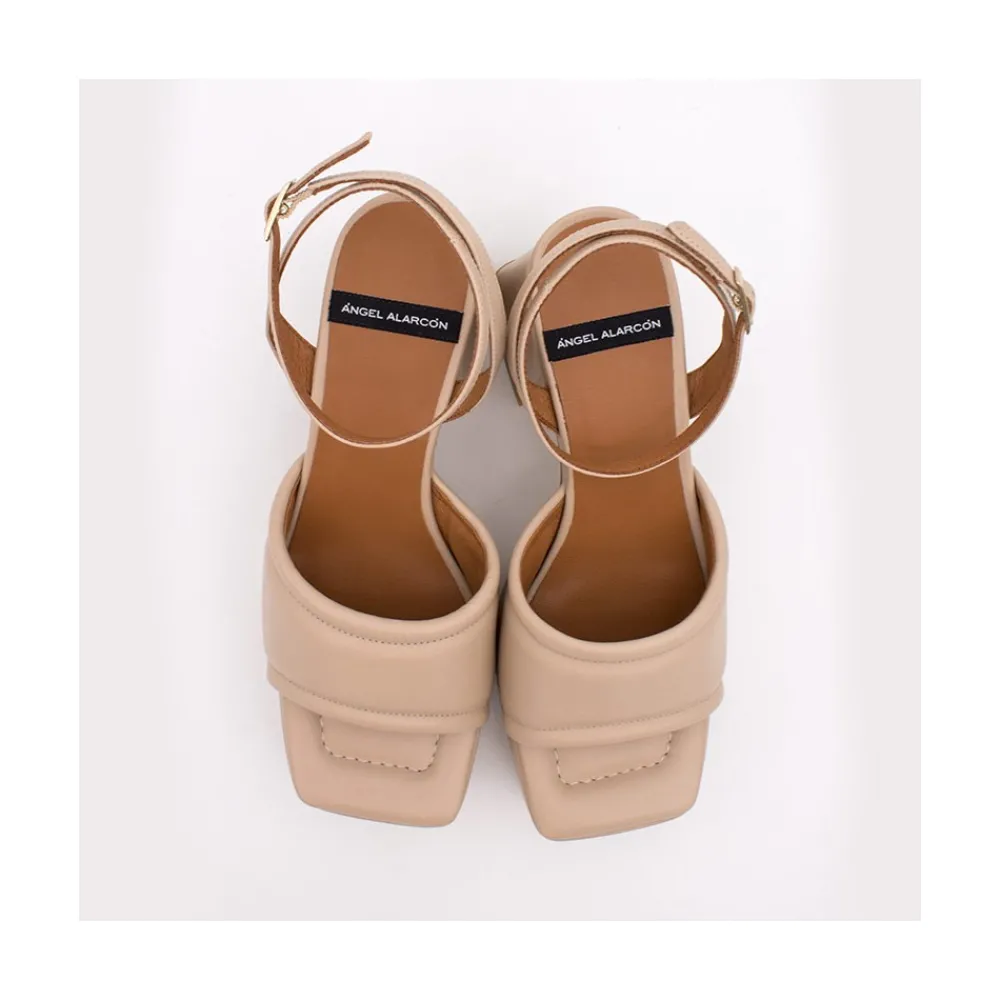 ANGEL ALARCON Patti - Padded Sandal With Block Heel &Platform<Vrouwen Last Units