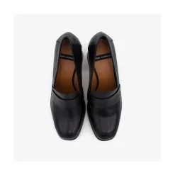 ANGEL ALARCON Pinay - Leather Women S Moccasin With Block Heel And Platform<Vrouwen Heeled Shoes