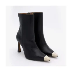 ANGEL ALARCON Portia - Women S High Heel Booties Bicolor Pinted Toe<Vrouwen Boots And Booties