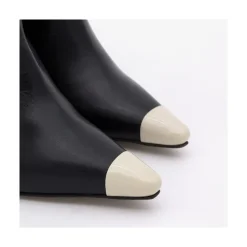 ANGEL ALARCON Portia - Women S High Heel Booties Bicolor Pinted Toe<Vrouwen Boots And Booties