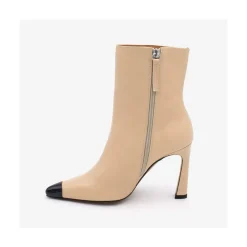 ANGEL ALARCON Portia - Women S High Heel Booties Bicolor Pinted Toe<Vrouwen Boots And Booties