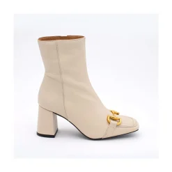 ANGEL ALARCON Pryor - Leather Ankle Boots With A Metallic Ornament<Vrouwen Last Units