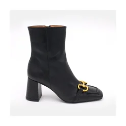 ANGEL ALARCON Pryor - Leather Ankle Boots With A Metallic Ornament<Vrouwen Last Units