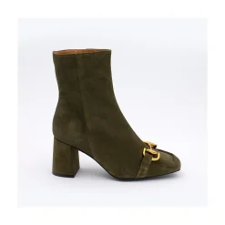ANGEL ALARCON Pryor - Leather Ankle Boots With A Metallic Ornament<Vrouwen Last Units