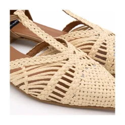 ANGEL ALARCON Pulp - Raffia T-Strap Flat Sandal<Vrouwen Last Units