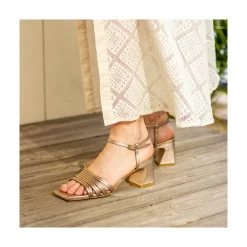 ANGEL ALARCON Roberts - Strap Sandals With Medium Heel<Vrouwen Last Units