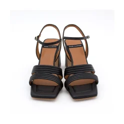 ANGEL ALARCON Robyn - Leather Strap Sandals With High Heels<Vrouwen Heeled Shoes