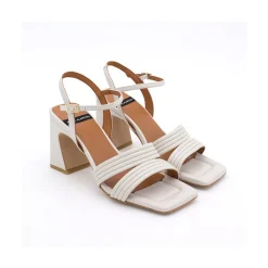 ANGEL ALARCON Robyn - Leather Strap Sandals With High Heels<Vrouwen Sandals