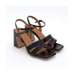 ANGEL ALARCON Robyn - Shiny Leather Strap Sandals With High Heels<Vrouwen Last Units