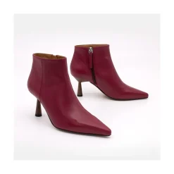 ANGEL ALARCON Ruth - Leather Pointed Toe Heeled Ankle Boots<Vrouwen Last Units
