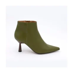 ANGEL ALARCON Ruth - Leather Pointed Toe Heeled Ankle Boots<Vrouwen Last Units