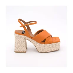 ANGEL ALARCON Sangalo - Padded Sandal With Block Heel &Platform<Vrouwen Sandals