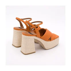 ANGEL ALARCON Sangalo - Padded Sandal With Block Heel &Platform<Vrouwen Sandals