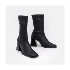 ANGEL ALARCON Savegre - Elastic Sock-Type Ankle Booties With High Geometric Heels<Vrouwen Boots And Booties