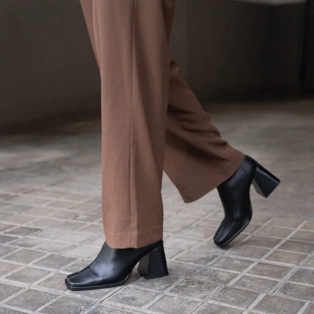 ANGEL ALARCON Savegre - Elastic Sock-Type Ankle Booties With High Geometric Heels<Vrouwen Boots And Booties