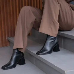 ANGEL ALARCON Savegre - Elastic Sock-Type Ankle Booties With High Geometric Heels<Vrouwen Boots And Booties