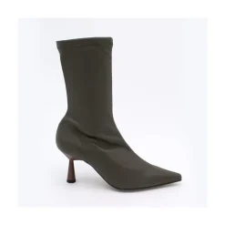 ANGEL ALARCON Small Lori - Stretch Ankle Boot With High Heel And Pointed Toe<Vrouwen Last Units