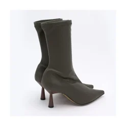 ANGEL ALARCON Small Lori - Stretch Ankle Boot With High Heel And Pointed Toe<Vrouwen Last Units