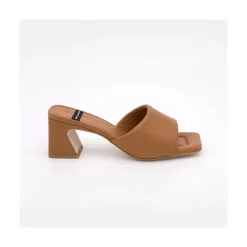 ANGEL ALARCON Streep - Leather Foamed Heel Mule<Vrouwen Last Units