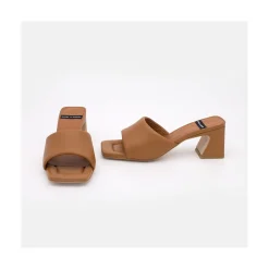 ANGEL ALARCON Streep - Leather Foamed Heel Mule<Vrouwen Last Units