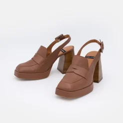ANGEL ALARCON Tadla - Mocasin Destalonado De Tacon Alto Y Ancho Y Plataforma Para Mujer<Vrouwen Last Units