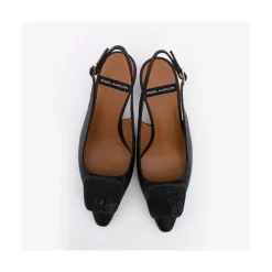 ANGEL ALARCON Tamar - Sling Back Pointed Toe Leather Pump With Ornament<Vrouwen Last Units
