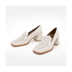 ANGEL ALARCON Tatum - Leather Heeled Summer Loafer<Vrouwen Last Units