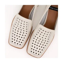 ANGEL ALARCON Tatum - Leather Heeled Summer Loafer<Vrouwen Last Units