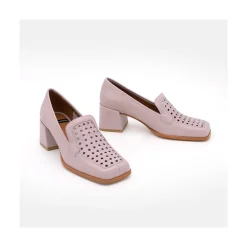 ANGEL ALARCON Tatum - Leather Heeled Summer Loafer<Vrouwen Last Units