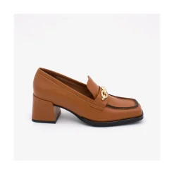 ANGEL ALARCON Terence - Woman Leather Heeled Mocassin<Vrouwen Moccasins