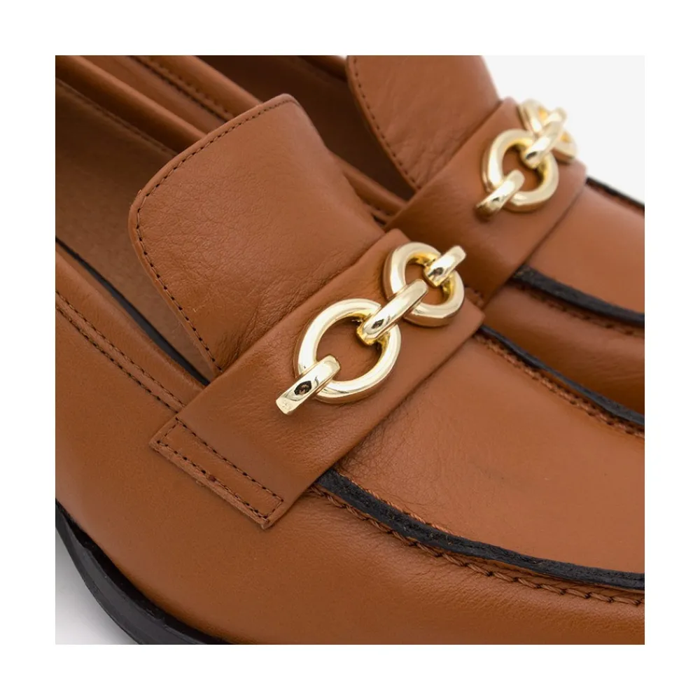 ANGEL ALARCON Terence - Woman Leather Heeled Mocassin<Vrouwen Moccasins