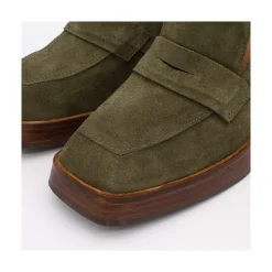 ANGEL ALARCON Tular - Women S Chunky Heels & Platforms Suede Moccasins<Vrouwen Heeled Shoes