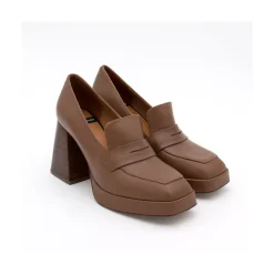 ANGEL ALARCON Tular - Women S Chunky Heels & Platforms Leather Moccasins<Vrouwen Last Units