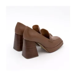 ANGEL ALARCON Tular - Women S Chunky Heels & Platforms Leather Moccasins<Vrouwen Last Units