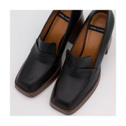 ANGEL ALARCON Tular - Women S Chunky Heels & Platforms Leather Moccasins<Vrouwen Heeled Shoes