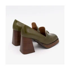 ANGEL ALARCON Tular - Women S Chunky Heels & Platforms Leather Moccasins<Vrouwen Heeled Shoes