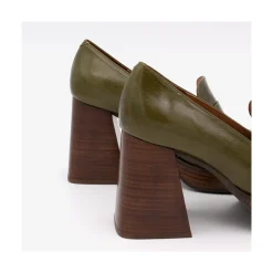 ANGEL ALARCON Tular - Women S Chunky Heels & Platforms Leather Moccasins<Vrouwen Heeled Shoes