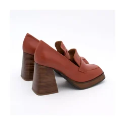 ANGEL ALARCON Tular - Women S Chunky Heels & Platforms Leather Moccasins<Vrouwen Last Units