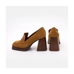 ANGEL ALARCON Tular - Women S Chunky Heels & Platforms Suede Moccasins<Vrouwen Last Units