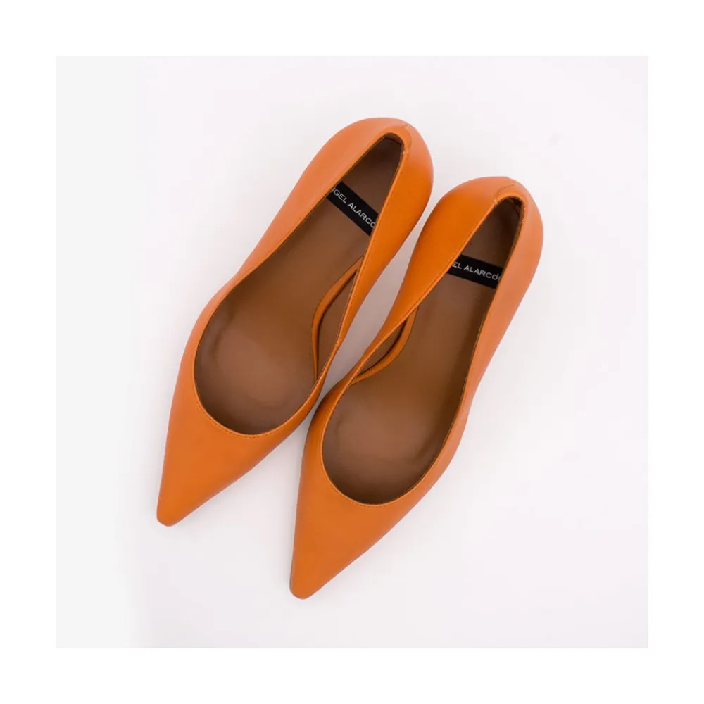 ANGEL ALARCON Vega - Lether Stiletto With A Round Conical Heel Design<Vrouwen Pumps And High Heels