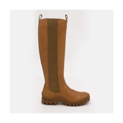 ANGEL ALARCON Wampu - Leather Boot With Elastic, Zip And Vibram Sole<Vrouwen Last Units