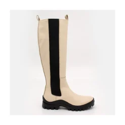 ANGEL ALARCON Wampu - Leather Boot With Elastic, Zip And Vibram Sole<Vrouwen Last Units