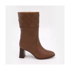 ANGEL ALARCON Xaya - Leather Heels Booties<Vrouwen Last Units