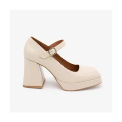 ANGEL ALARCON Zakia - Wrinkled Patent Leather Mary Jane With High Heel & Platform<Vrouwen Last Units