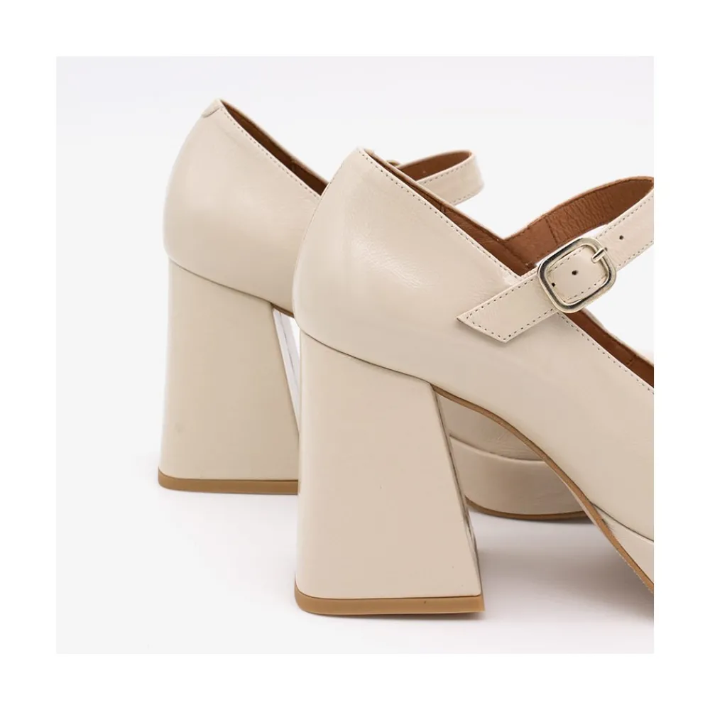 ANGEL ALARCON Zakia - Wrinkled Patent Leather Mary Jane With High Heel & Platform<Vrouwen Last Units